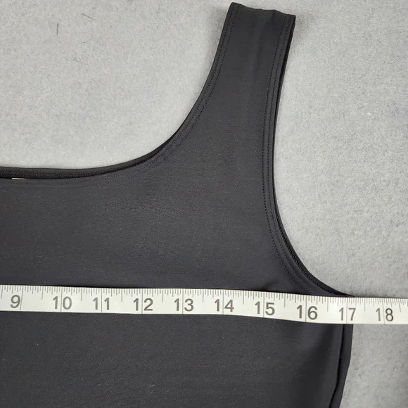 Maidenform Black Body Shaper Mini Dress 2XL Tummy Control Shapewear Slip - Picture 3 of 9